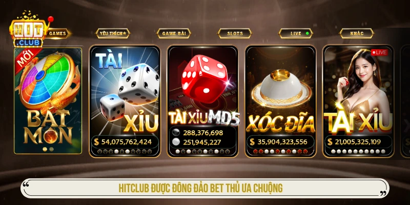 Hitclub website - Cổng Game Hit Club, Trang Chủ & Tải App Mới Nhất HITCLUB được đông đảo bet thủ ưa chuộng
